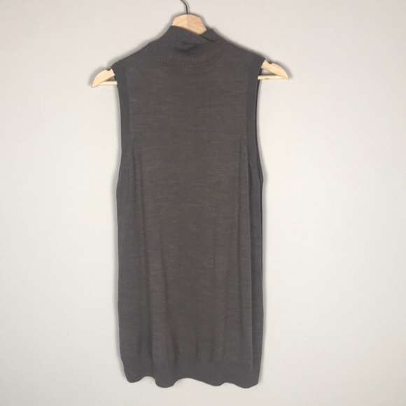 THE LIMITED Taupe/gray sleeveless tunic top - Picture 5 of 5